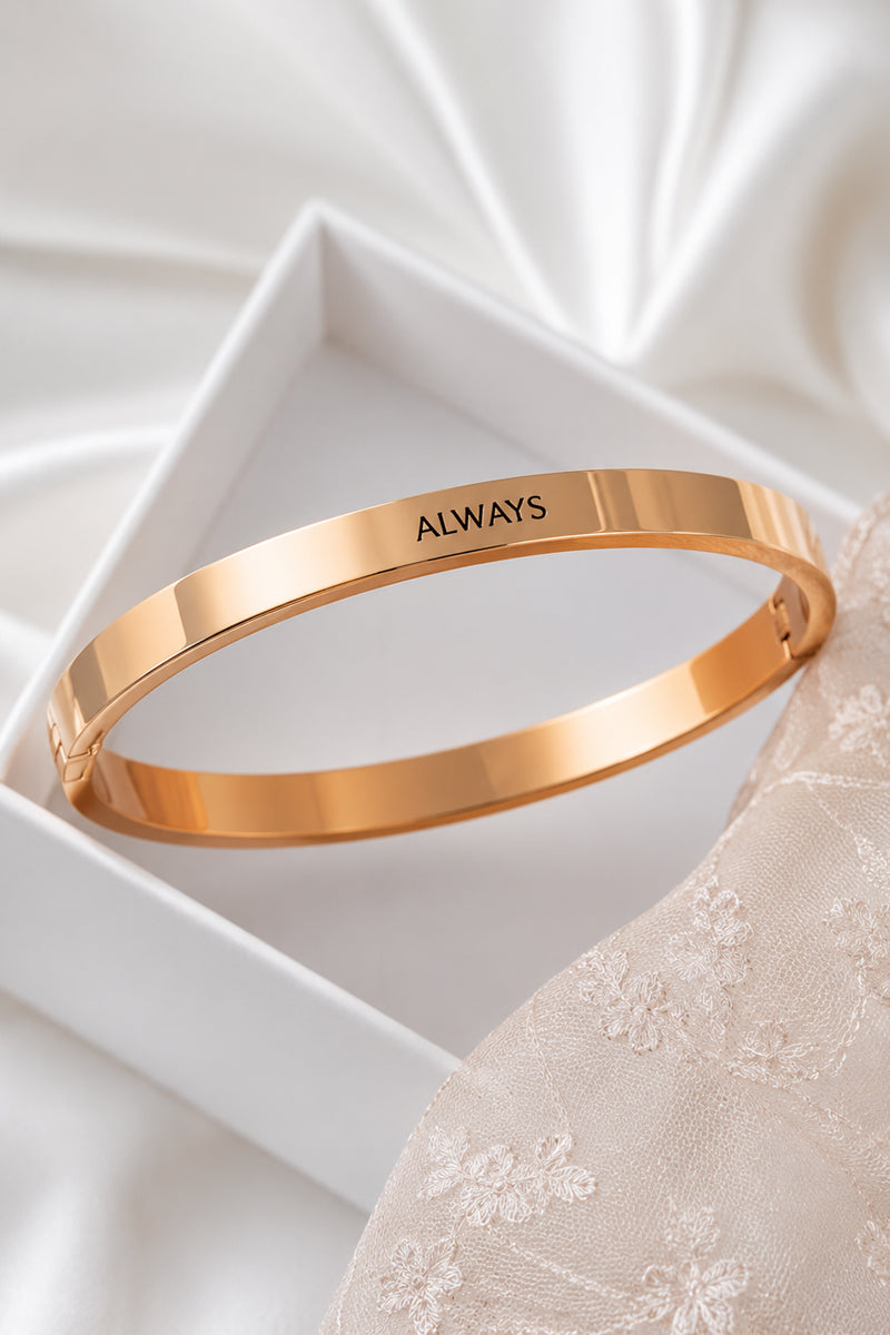 Elegant Gold-Plated Charm Bracelet for Women-2